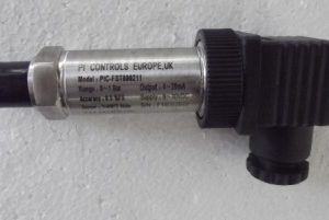 PI Controls Europe -Pressure Transmitter;Range:0 to 1 Bar